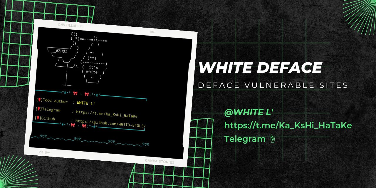 white-deface