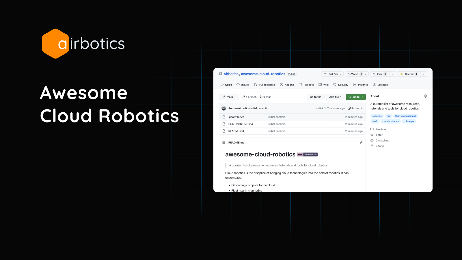 awesome-cloud-robotics