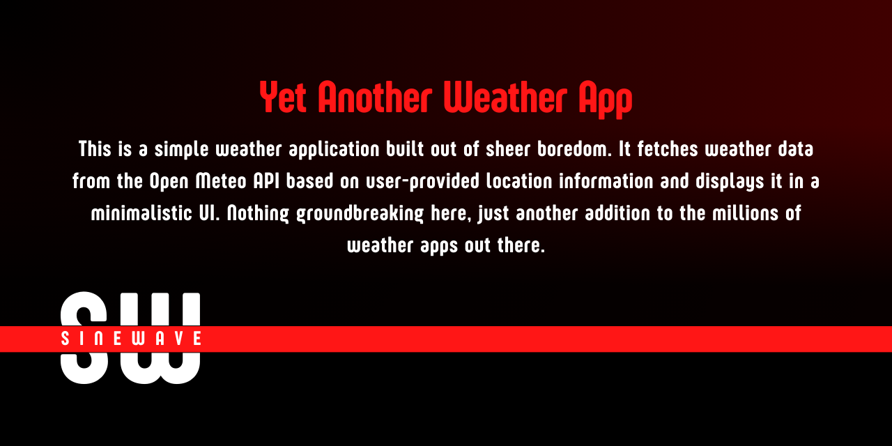 YetAnotherWeatherAPP