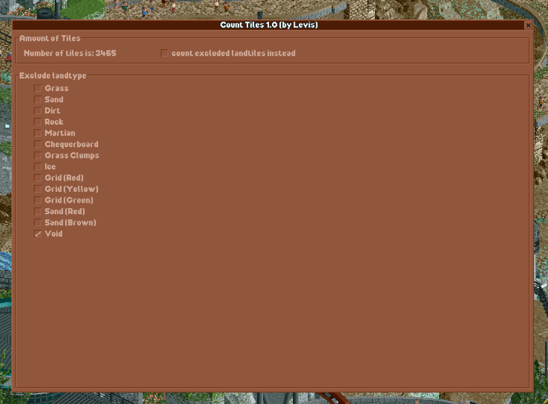 OpenRCT2TileCounter
