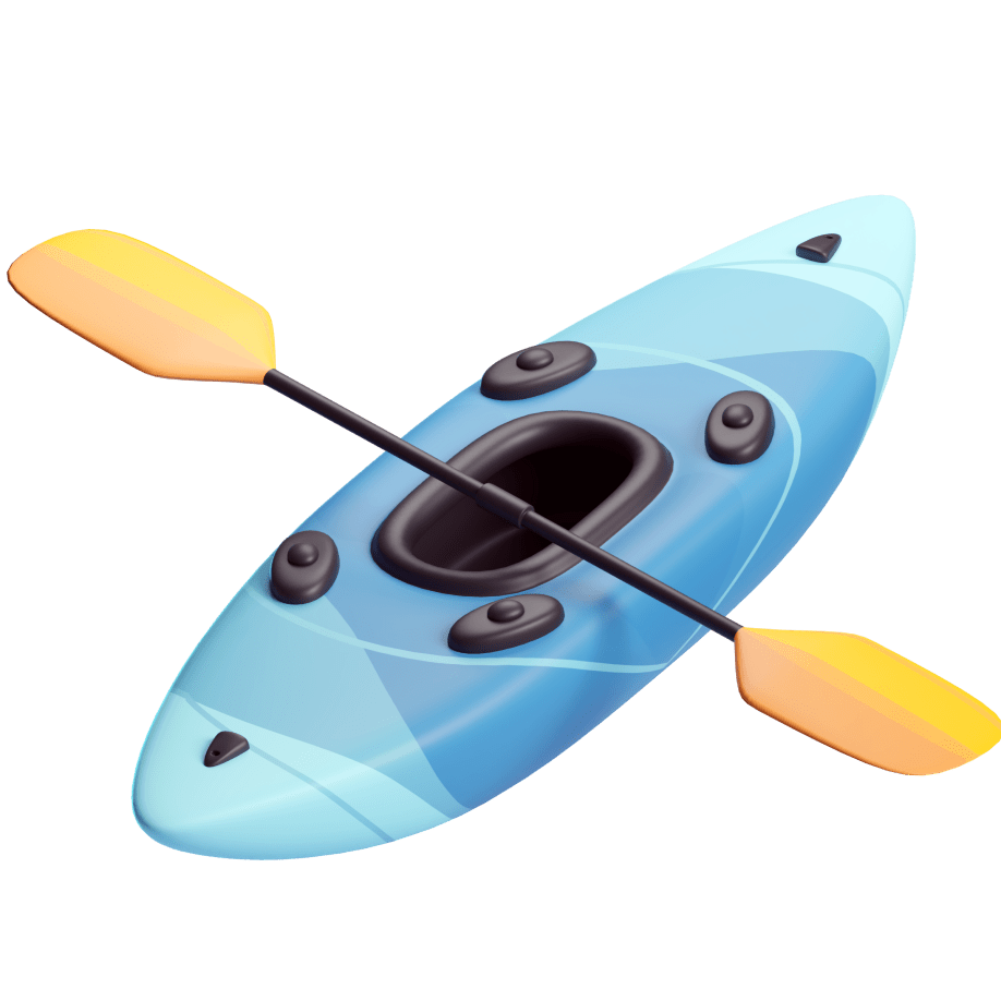 Illustration of a kayak