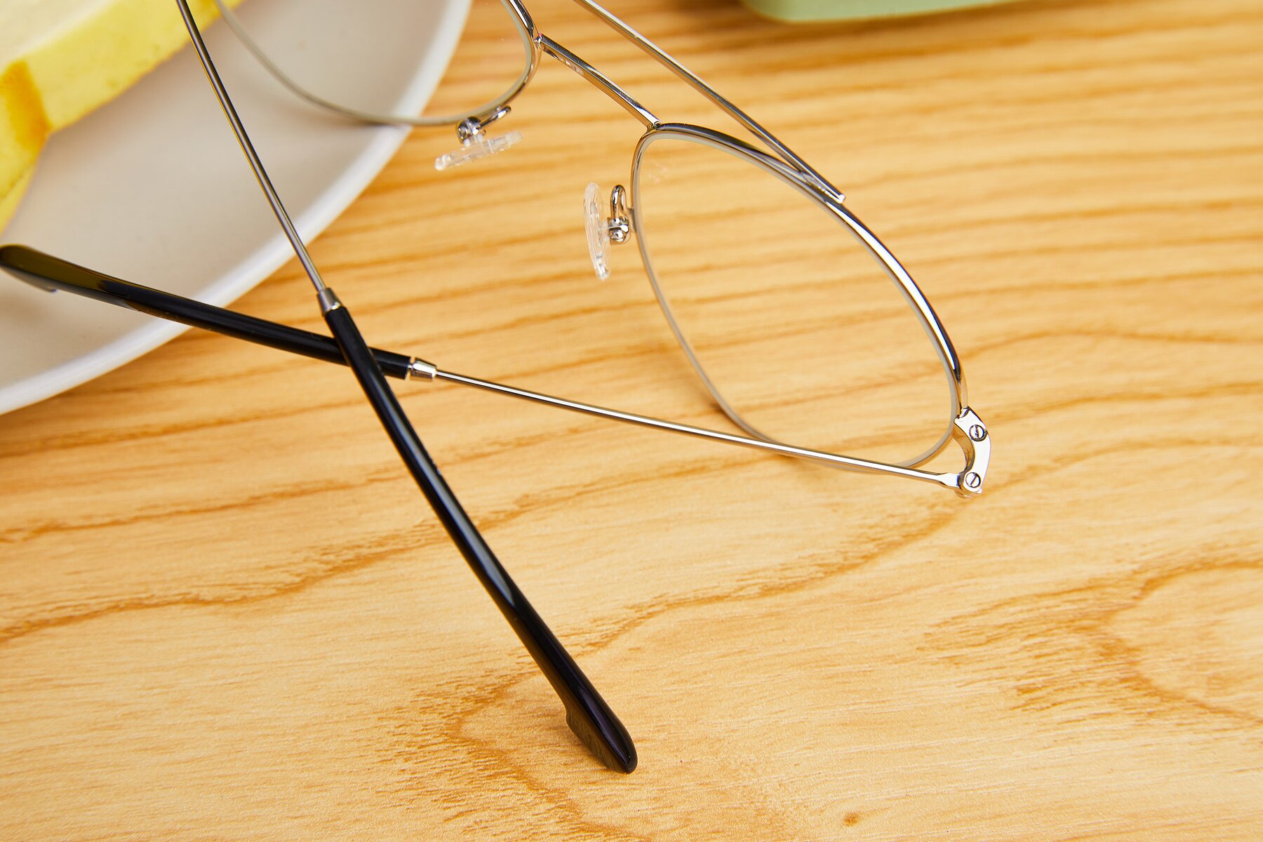 Women's lifestyle photography #3 of 9459 in Silver-Pink with Clear Eyeglass Lenses