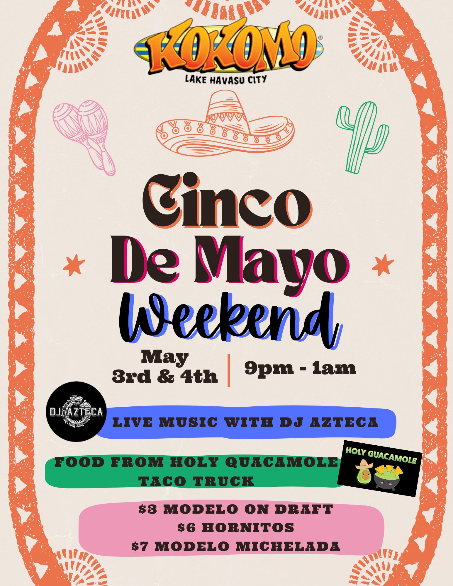 RiverScene Magazine | Cinco de Mayo Weekend at Kokomo