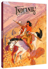 Okładka książki Indianie! Czarny cień białego człowieka Dimitri Armand, Laurent Astier, Emmanuel Bazin, Émilie Beaud, Dominique Bertail, Michel Blanc-Dumont, Benjamin Blasco-Martinez, Jocelyne Charrance, Derib, Paul Gastine, Laurent Hirn, Jef, Hugues Labiano, Mathieu Lauffray, Jack Manini, Hervé Richez, Christian Rossi, Corentin Rouge, Oger Tiburce, Ronan Toulhoat
