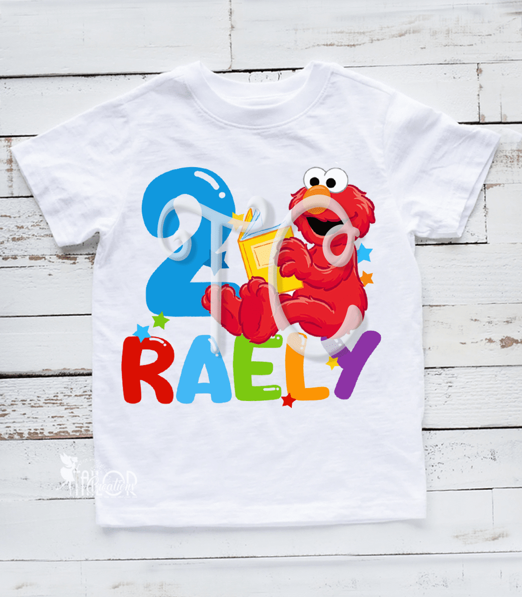 Elmo Custom Birthday Shirt