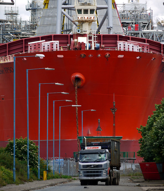 The 'SeaRose FPSO' at Belfast