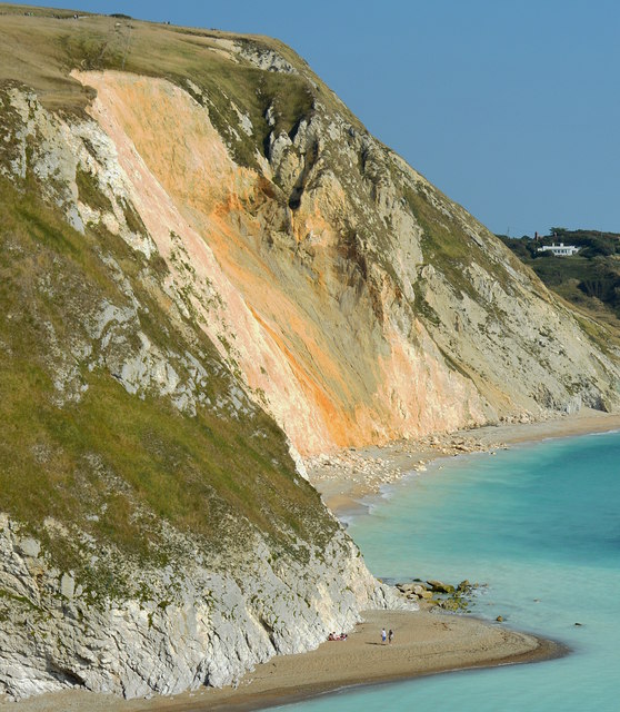 Landslip  at St. Oswald's Bay, near Lulworth, Dorset