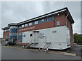 SU1387 : Mobile Breast Screening Service outside Moredon Medical Centre by Vieve Forward