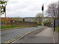 SE2533 : Heights Lane railway bridge by Stephen Craven