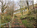 SS9389 : Steps up to Sunnyside, Ogmore Vale by Jaggery