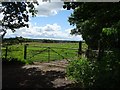 SO7877 : A field gate and farmland by Philip Halling