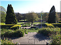 SE2636 : Terraces below the walled garden, Kirkstall Abbey by Stephen Craven