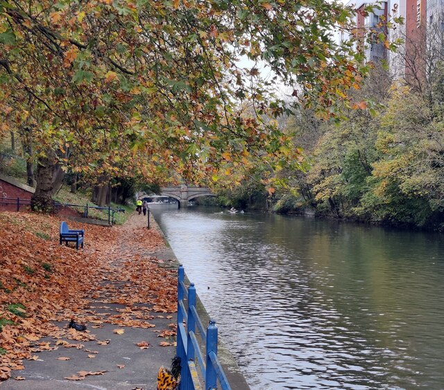 Towpath along the Grand Union Canal, Leicester