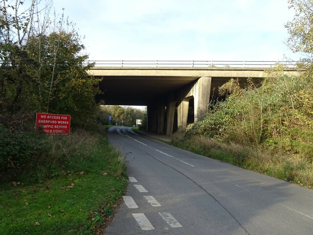 Devon Expressway (A38) over minor road