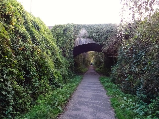 Bridge over railway path