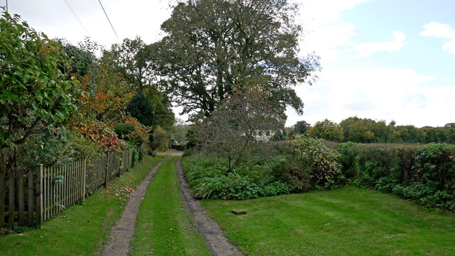 Byway east of Draycott in Shropshire