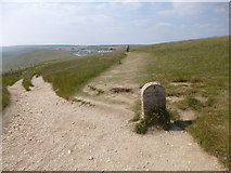 SY8180 : West Lulworth, marker by Mike Faherty