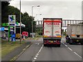 SK9230 : Northbound A1, Services at Great Ponton by David Dixon