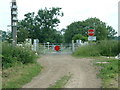 SE6522 : West Cowick Railway Crossing by Gordon Kneale Brooke