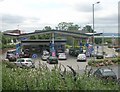 SE3536 : Tesco Filling Station - Seacroft Centre by Betty Longbottom