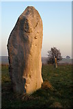 SU1069 : Standing stone, Kennet Avenue by Jim Champion