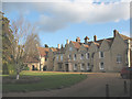 SP9452 : Turvey Abbey: front of main building by Stephen Craven