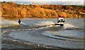  : Townhill Loch water skiing by edward mcmaihin