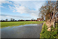 SE6921 : Partly flooded field in Rawcliffe Bridge by Trevor Littlewood