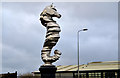  : Seahorse sculpture near Belfast harbour (2) by Albert Bridge