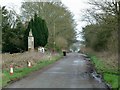 SK8808 : Old Stamford Road near Hambleton by Alan Murray-Rust