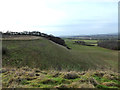 SU1959 : Chalk escarpment above Milton Lilbourne by Vieve Forward