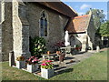 TQ8076 : The former churchyard of St Mary Hoo by Marathon