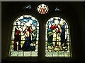 SC3775 : St George, Douglas: stained glass windows (IX) by Basher Eyre