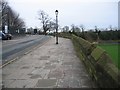 SJ4065 : Nuns Road and the city walls by John S Turner