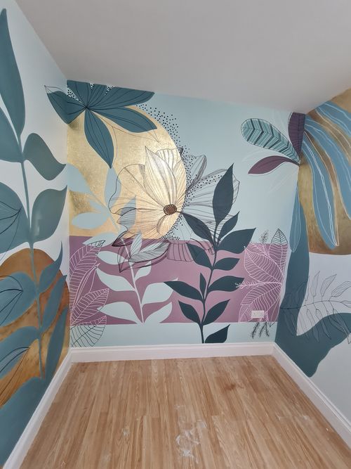 Full Garden House Murals  by Mari Revoltella in London