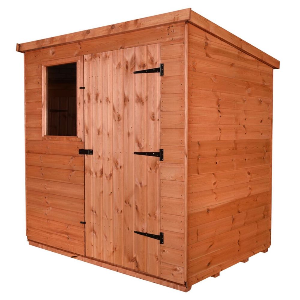 8x6 Wooden Garden Tool Shed - Pent B