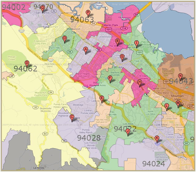 City Data Zip Code Map - United States Map