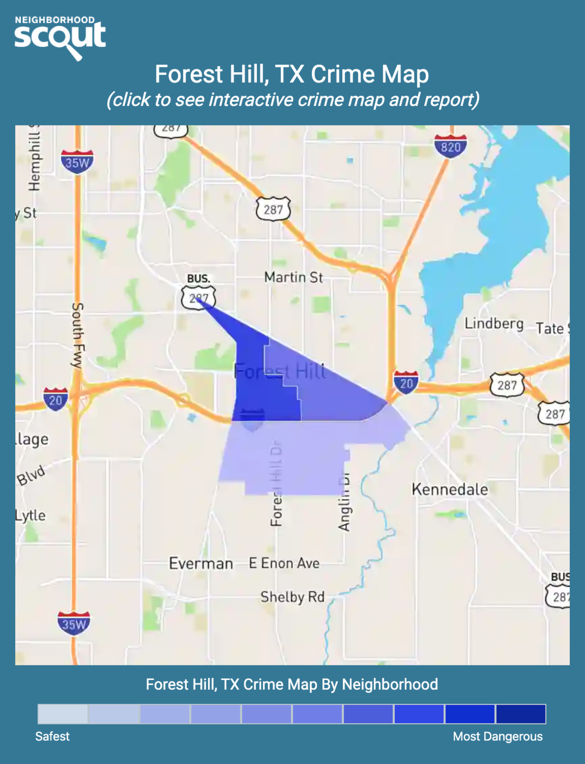 Forest Hill, Texas crime map