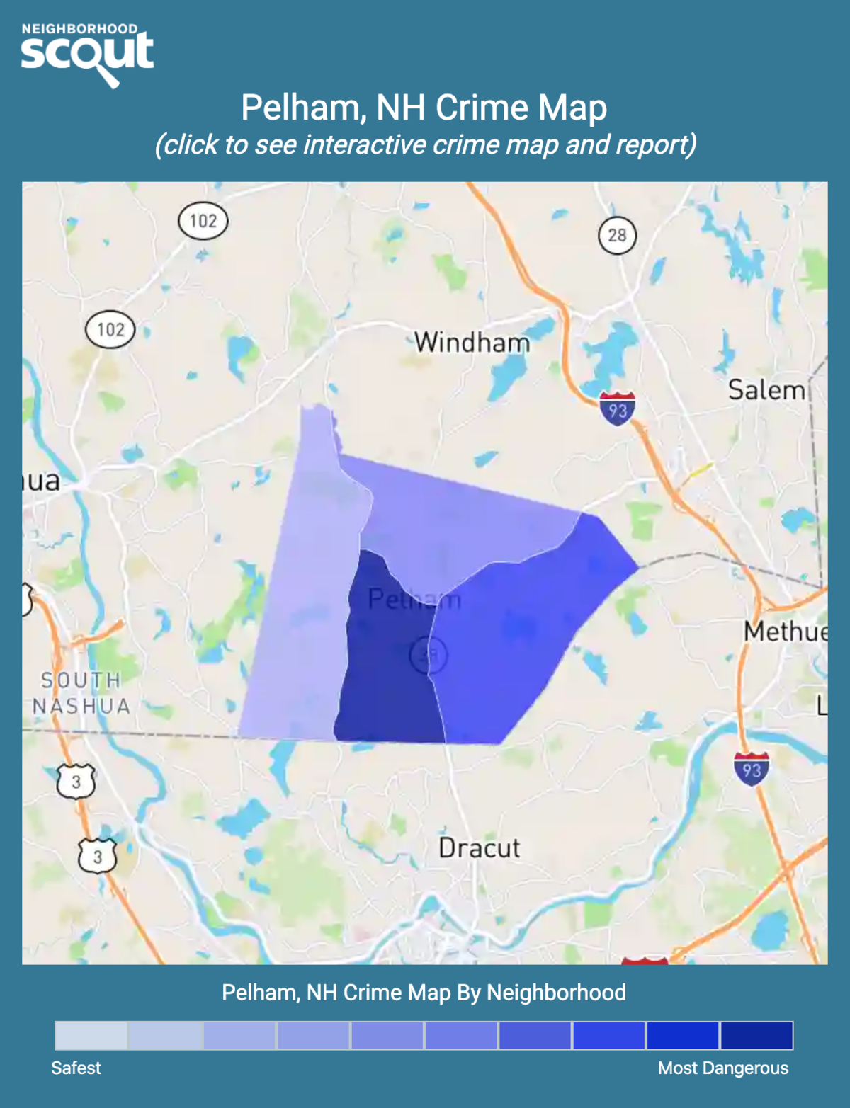 Pelham, New Hampshire crime map