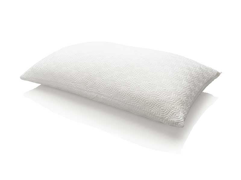 A white king size pillow.