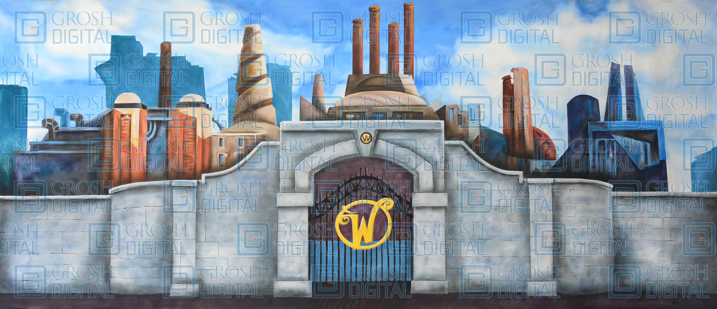 Willy Wonka Chocolate Factory Projected Backdrops Grosh Digital ...