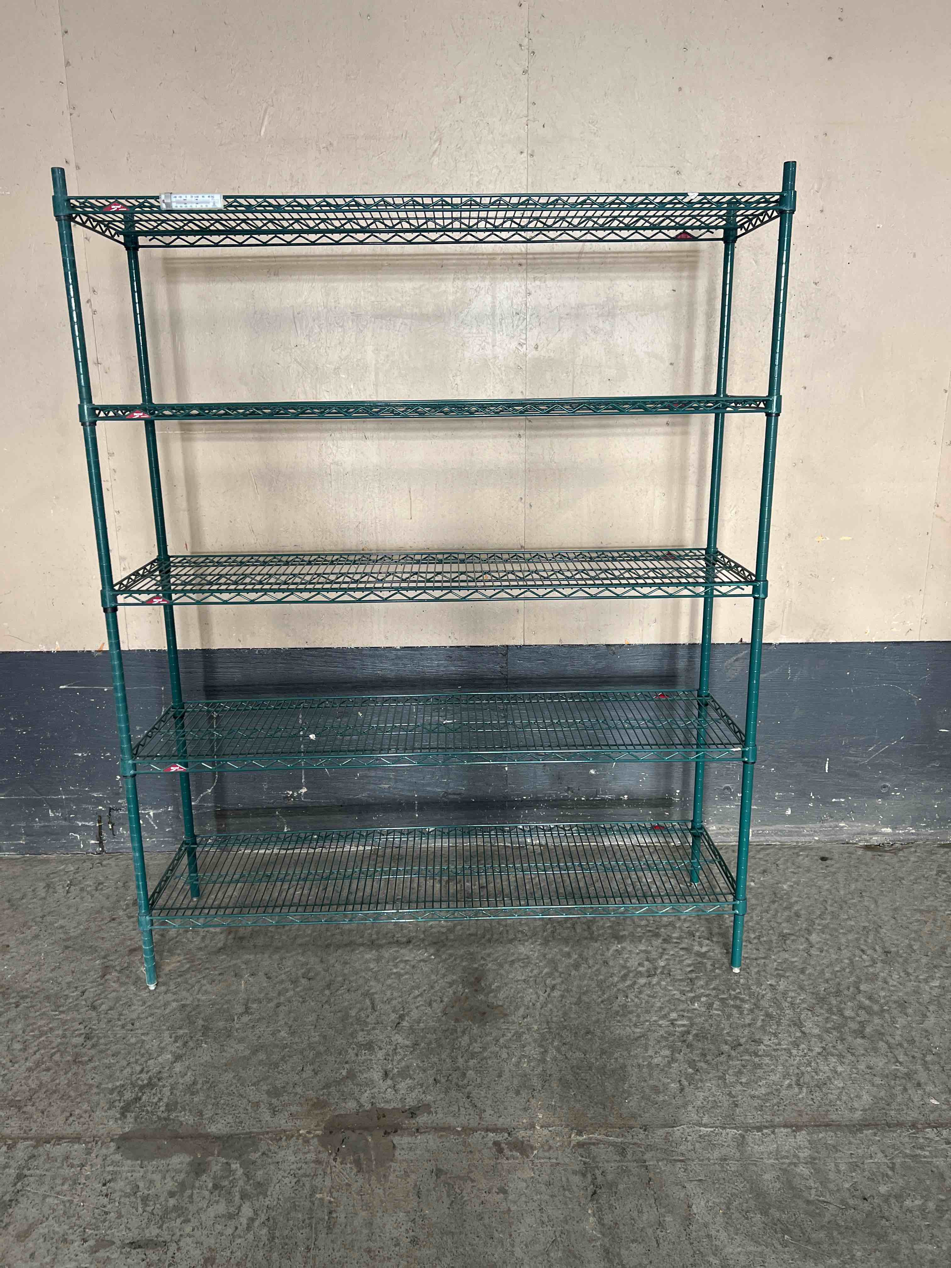 METRO GREEN EPOXY 5 SHELF STORAGE RACK 