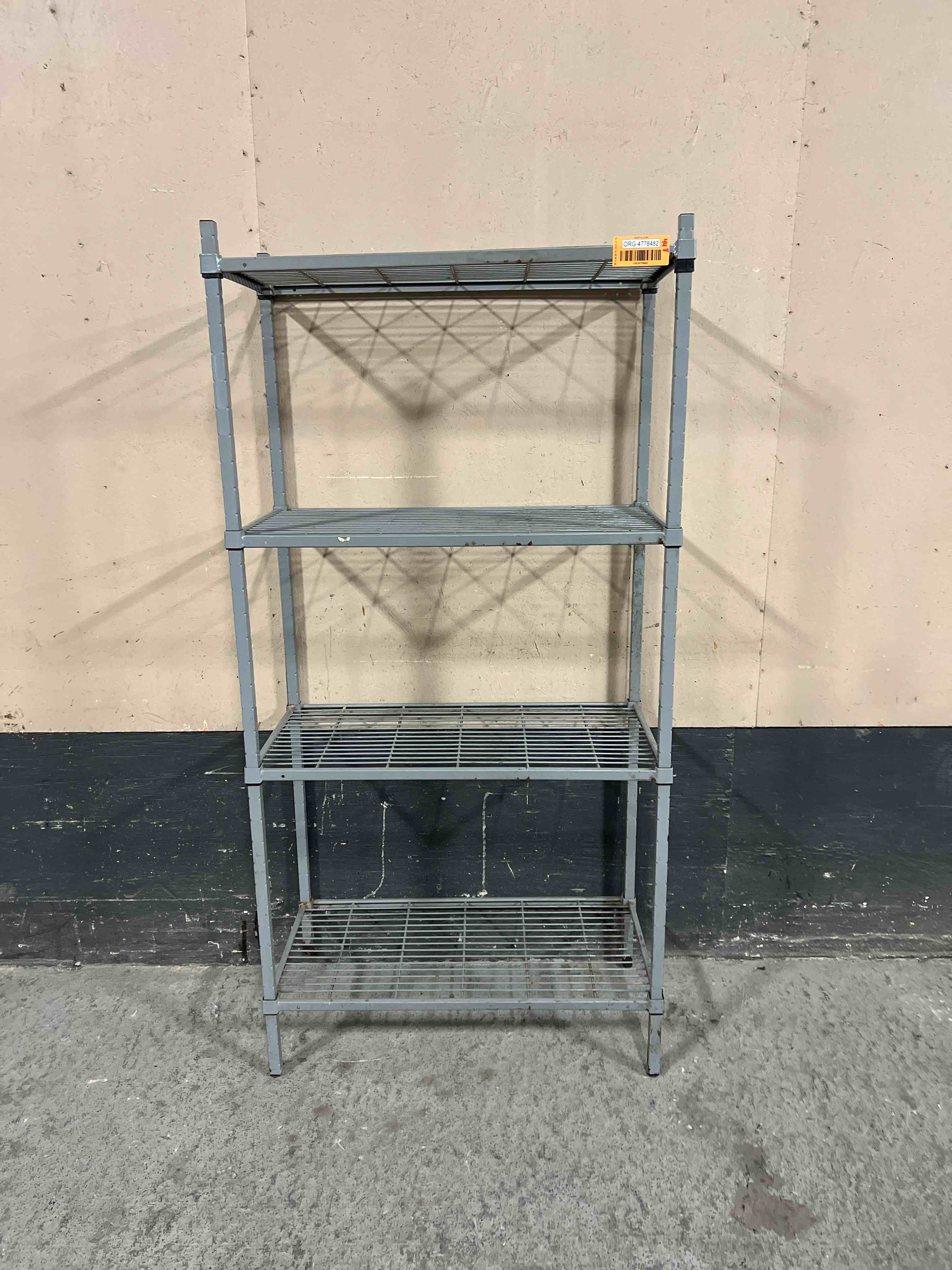 AMCO 4 SHELF METAL STORAGE RACK 