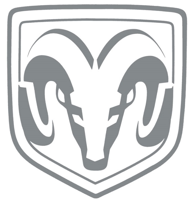 New Dodge Ram Truck 8 Inch Decal Sticker Vinyl Ram Logo Silver 10F2P ...