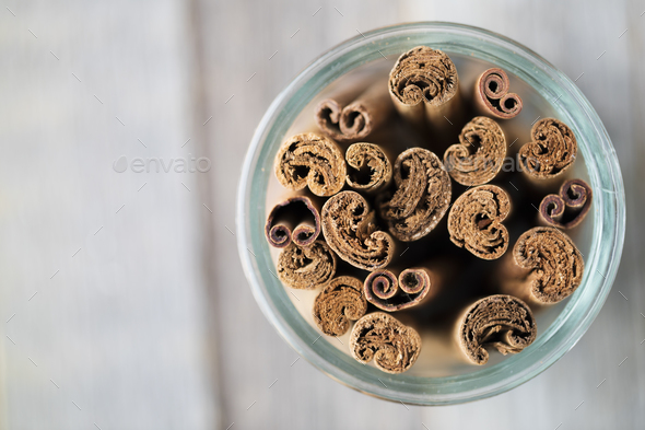 Jar of Cinnamon Stock Photo by charlotteLake | PhotoDune