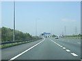 SE4523 : M62 westbound near Lady Balk by Glyn Drury