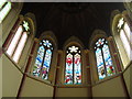 SU6300 : St John's R.C Cathedral- stained glass windows (10) by Basher Eyre