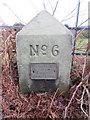 SJ2485 : Thurstaston Recreation Ground Boundary Stone #6 by John S Turner