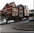 ST3288 : Christchurch Road houses alongside a steep ascent, Newport by Jaggery