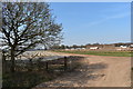 TM3550 : Fields on former heathland near Staverton Park by Simon Mortimer